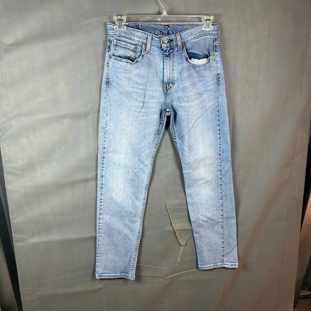 Levi's 502 Jeans Pant Men's Size W 32 L 32 Blue Pockets Button